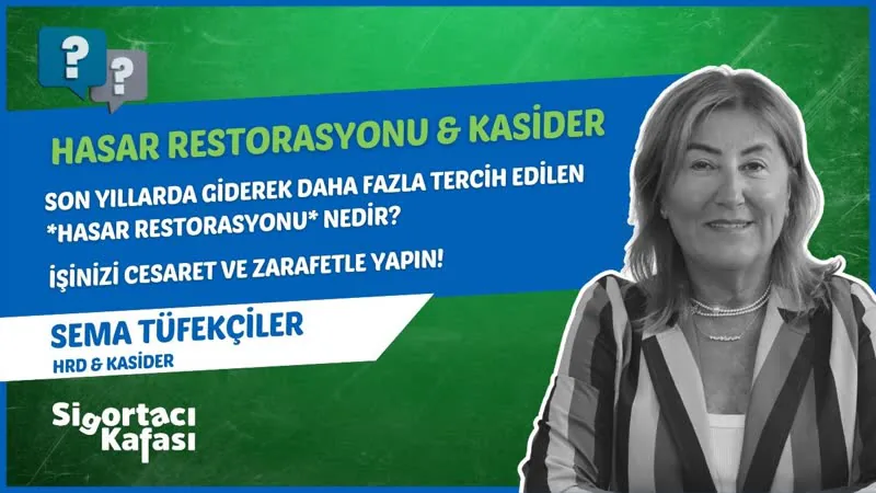 Hasar sonrası restorasyonu nedir? Sema Tüfekçiler anlatıyor. bölüm kapağı